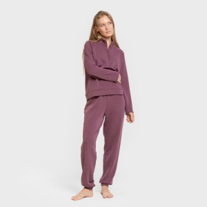 Pantalón jogger fluido mujer 2