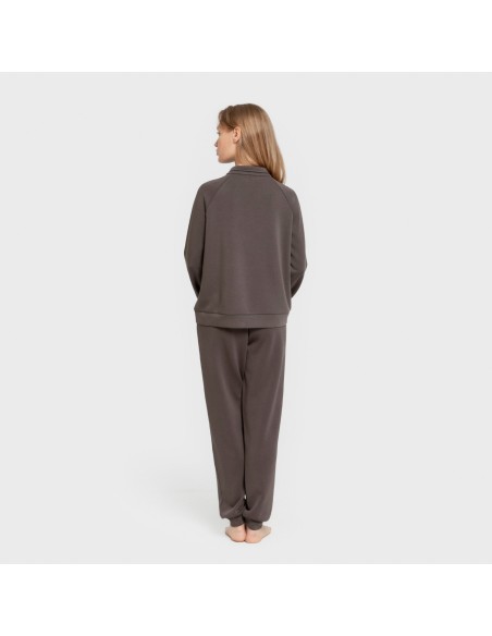 Pantalón jogger fluido mujer