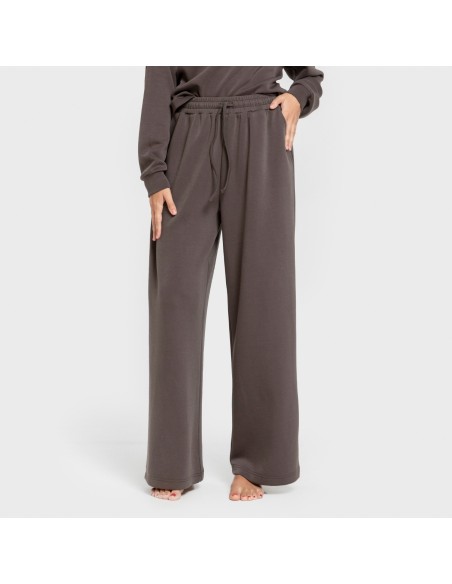 Pantalón largo fluido mujer