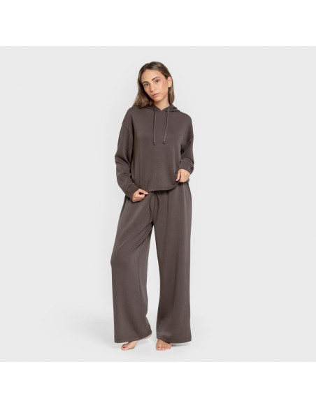 Pantalón largo fluido mujer