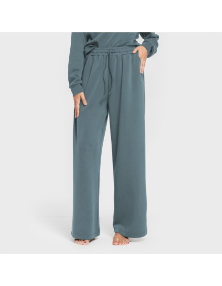 Pantalón largo fluido mujer