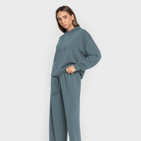 Pantalón largo fluido mujer