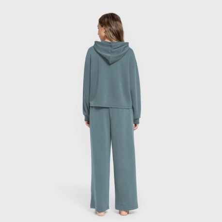 Pantalón largo fluido mujer