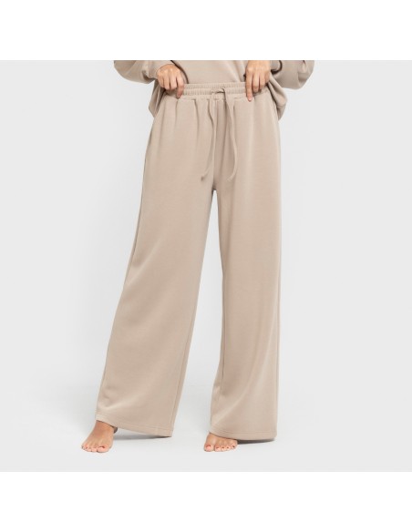 Pantalón largo fluido mujer