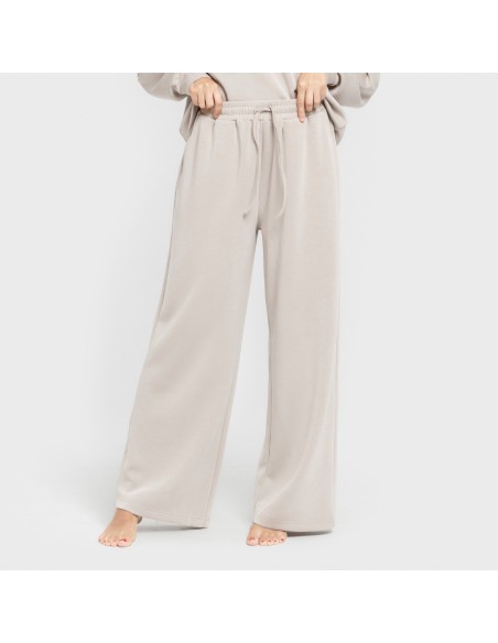 Pantalón largo fluido mujer