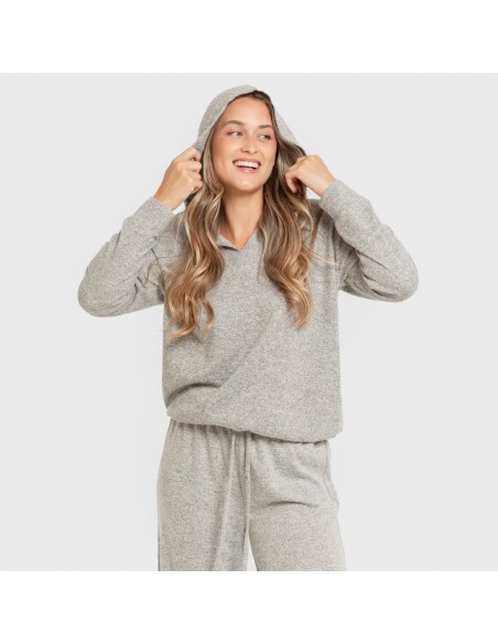 Sudadera capucha new angorina mujer