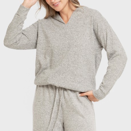 Sudadera capucha new angorina mujer