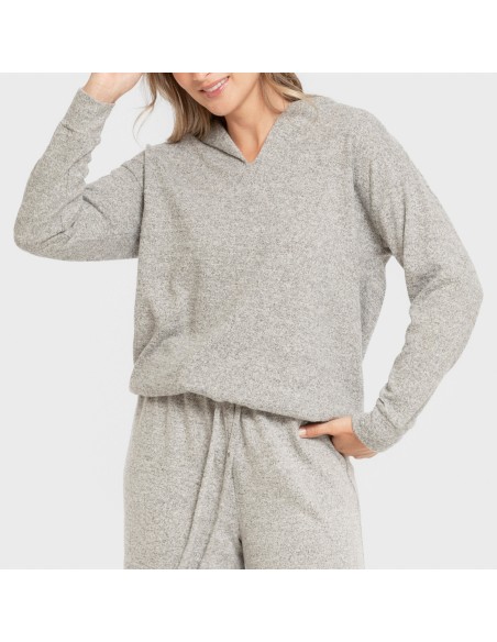 Sudadera capucha new angorina mujer