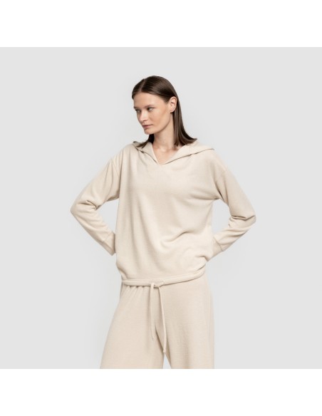 Sudadera capucha new angorina mujer