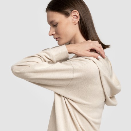 Sudadera capucha new angorina mujer