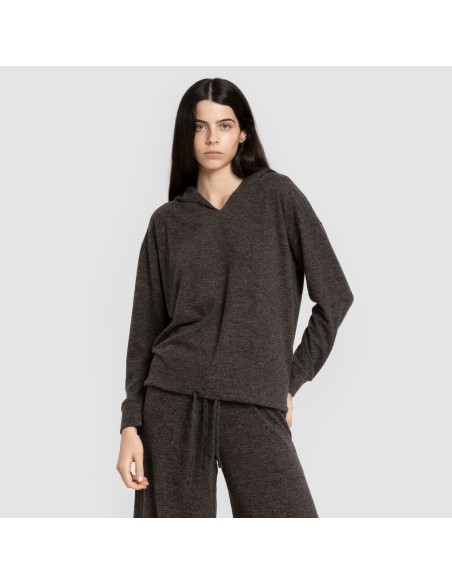 Sudadera capucha new angorina mujer