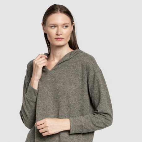 Sudadera capucha new angorina mujer