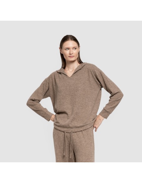 Sudadera capucha new angorina mujer