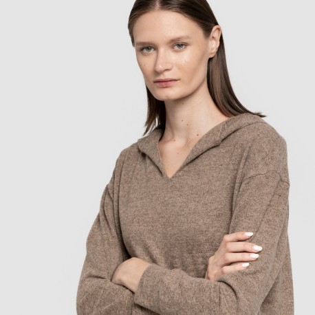 Sudadera capucha new angorina mujer