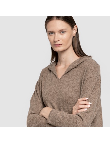 Sudadera capucha new angorina mujer