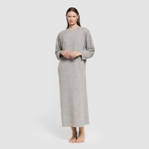 Vestido midi manga larga new angorina