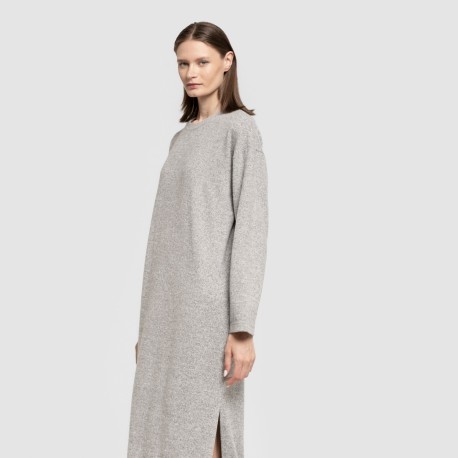 Vestido midi manga larga new angorina