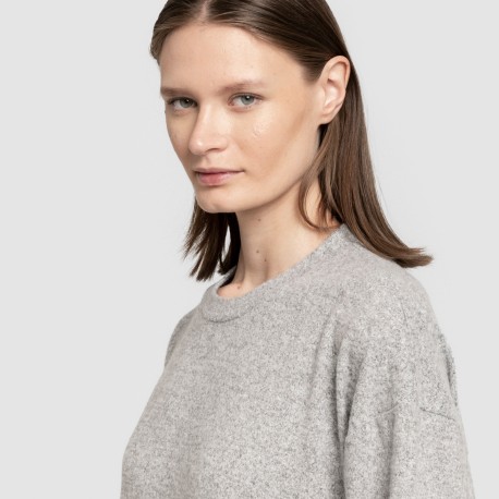 Vestido midi manga larga new angorina