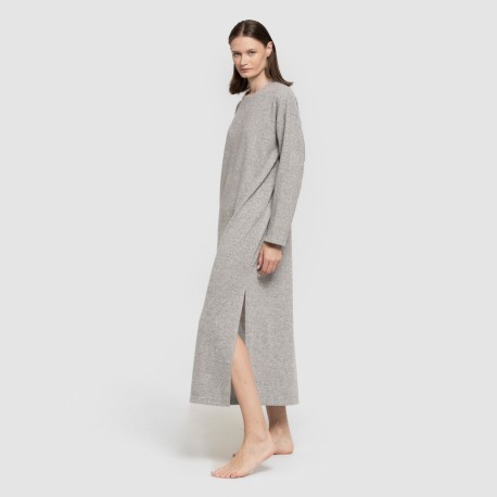 Vestido midi manga larga new angorina