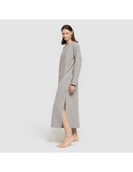 Vestido midi manga larga new angorina