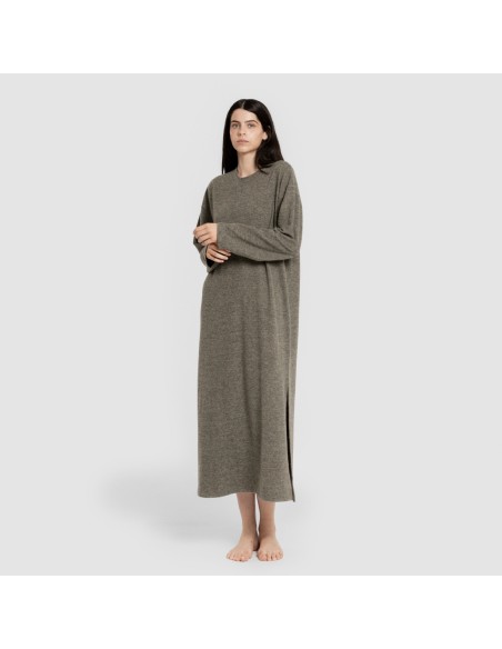 Vestido midi manga larga new angorina