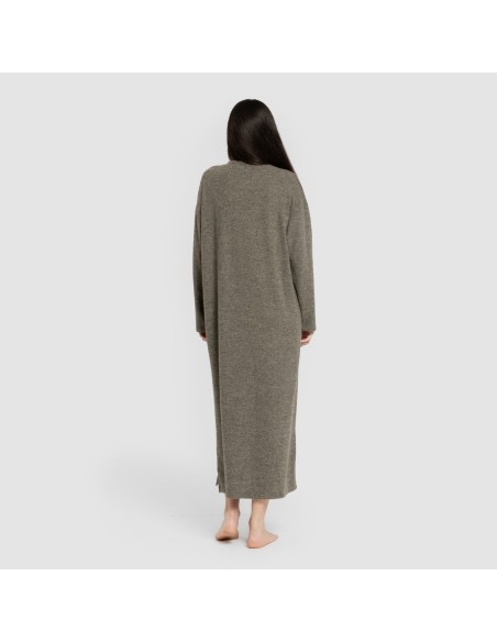 Vestido midi manga larga new angorina