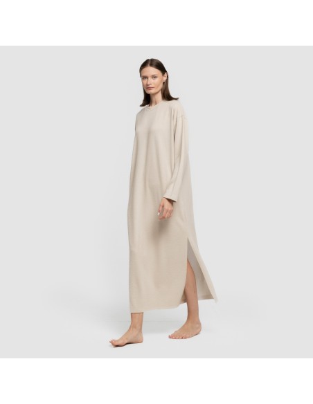 Vestido midi manga larga new angorina