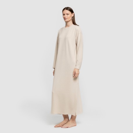 Vestido midi manga larga new angorina