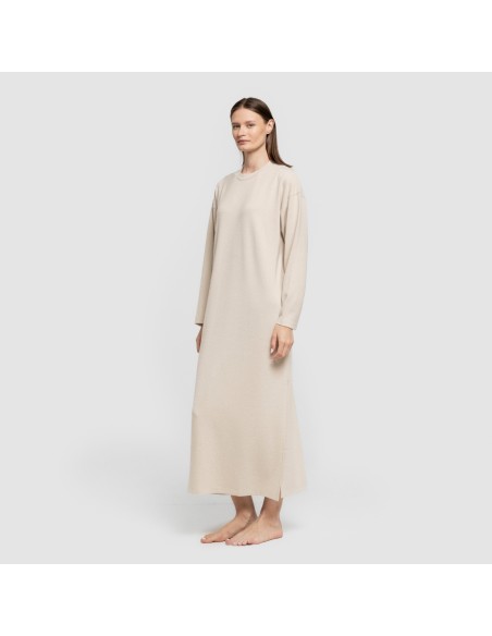 Vestido midi manga larga new angorina