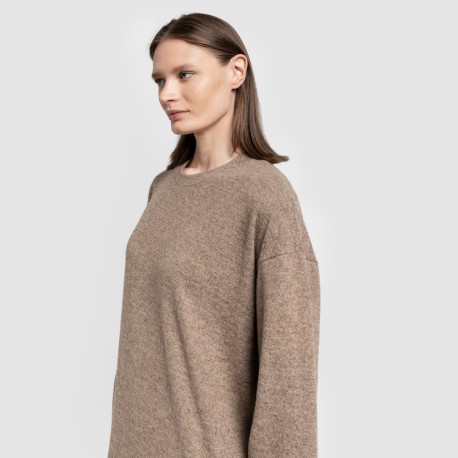 Vestido midi manga larga new angorina