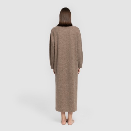 Vestido midi manga larga new angorina