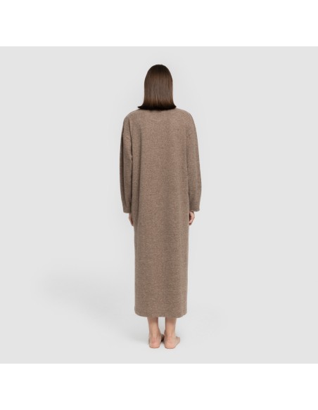 Vestido midi manga larga new angorina