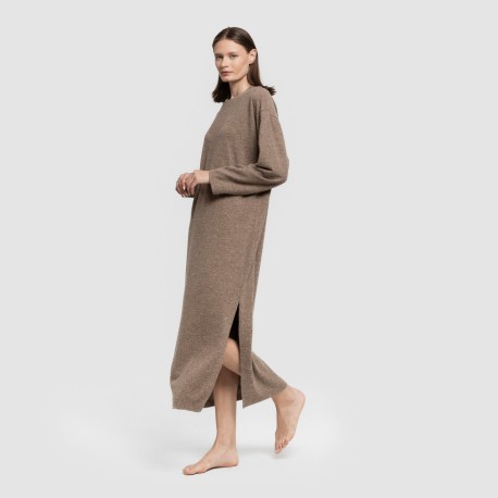 Vestido midi manga larga new angorina