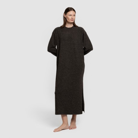 Vestido midi manga larga new angorina