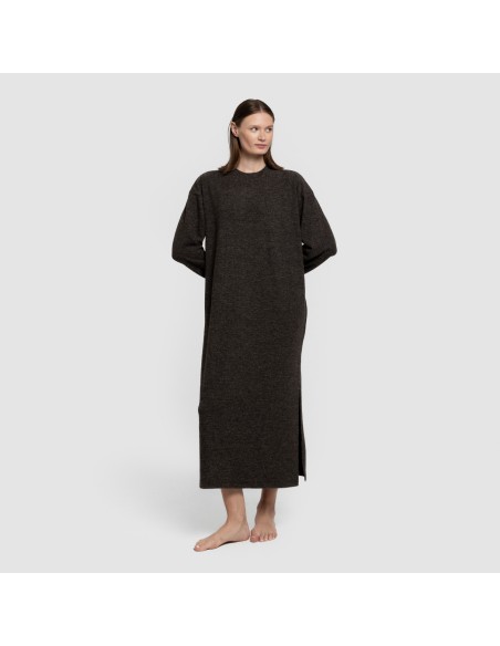 Vestido midi manga larga new angorina