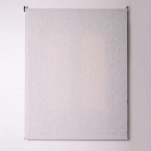 Estor enrollable Screen gris/beige y blanco con cadena 2