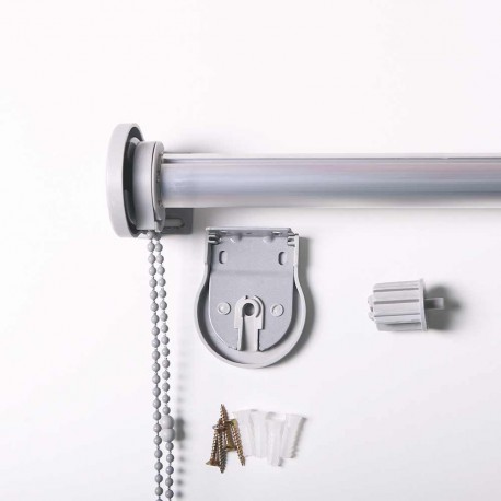 Estor enrollable Screen blanco con cadena