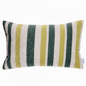 Cojín rectangular 30x50cm Olimpia verde - funda + relleno