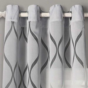 Cortina Burnout Solea gris perla