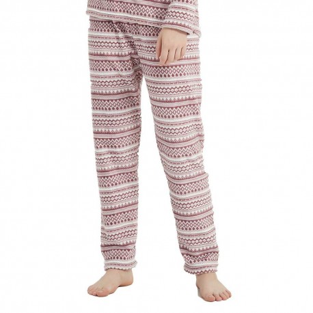 Pijama coral Loreto malva