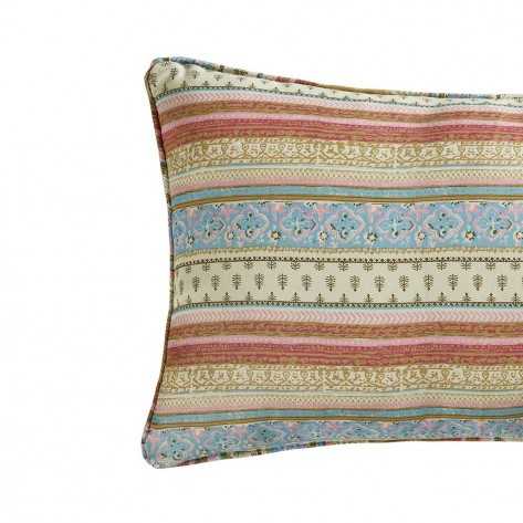 Cojín rectangular 30x50cm Carmela rosa - funda + relleno