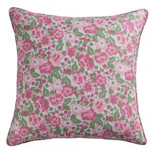 Cojín cuadrante Nadia rosa 55 x 55cm - funda + relleno