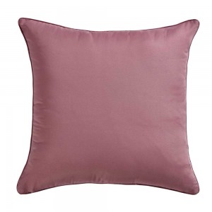 Cojín jacquard chenilla Elsa malvarosa/blanco funda + relleno 2