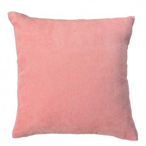 Cojin cuadrante Pana teja 45x45 - Funda + Relleno