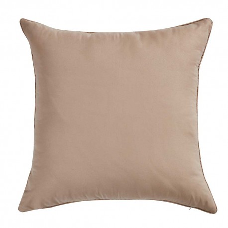 Cojín jacquard Chenilla Caro arena  55x55 - Funda + Relleno